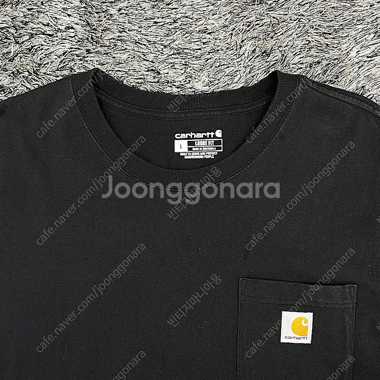 칼하트 루즈핏 포켓 반팔 티셔츠 (L)--1