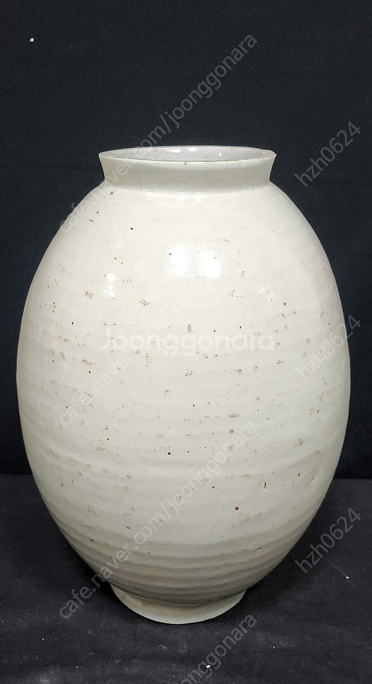 백자 고구마 달항아리 높이 38cm--2