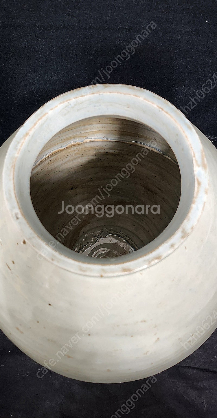 백자 고구마 달항아리 높이 38cm--4