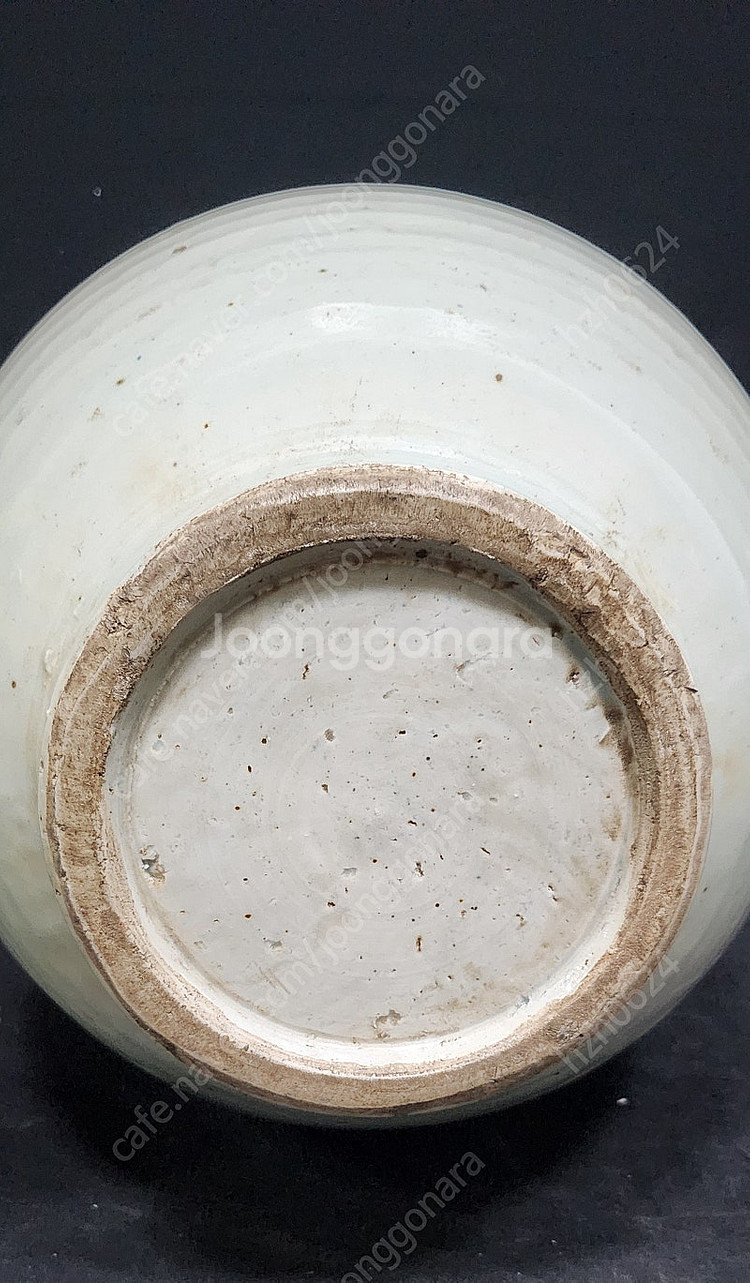 백자 고구마 달항아리 높이 38cm--5
