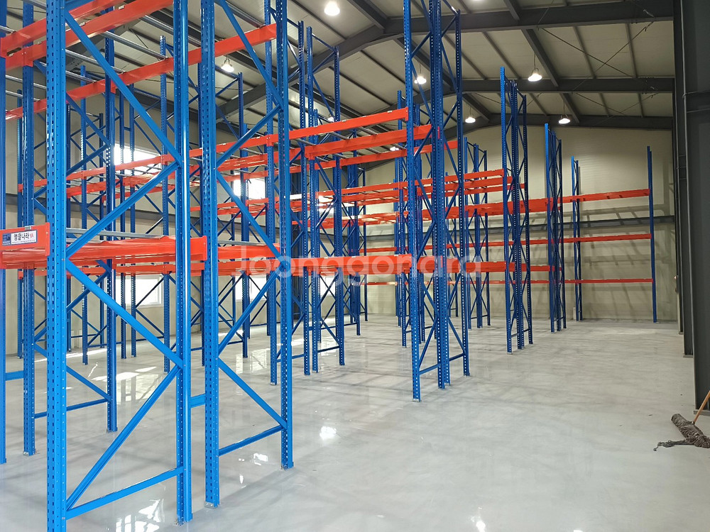 타이빔형 파렛트랙 단당 2톤 이하 철제선반 중량랙 공장 물류창고 적재대--3