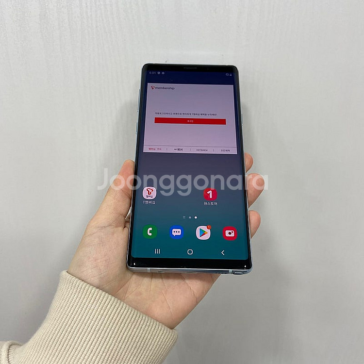 51292 갤럭시노트9 실버 128GB 부산 중고폰 팝...--1