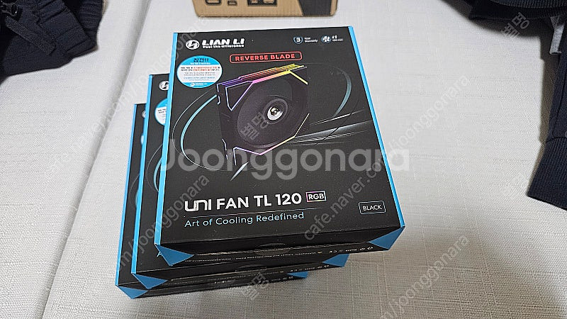 리안리 UNI FAN TL120 리버스 3개 판매합니다...--0