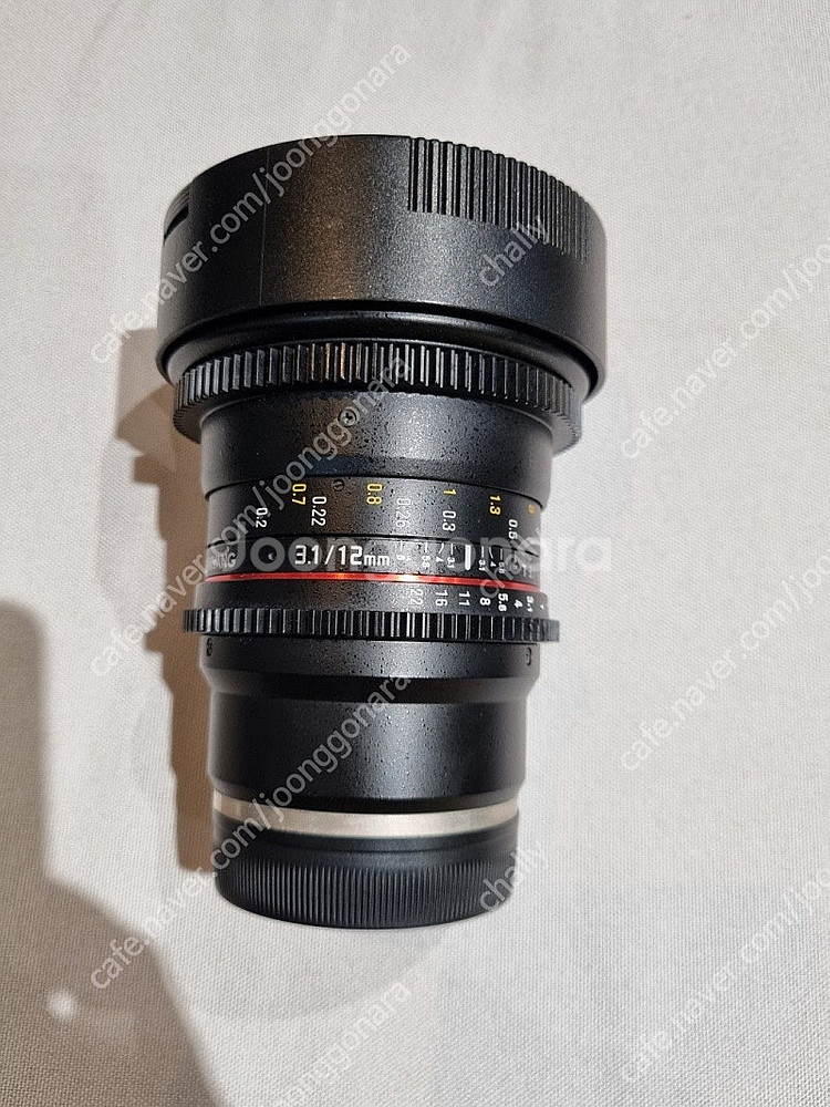 삼양 12mm T3.1 어안렌즈 팝니다 MF (소니FE...--0