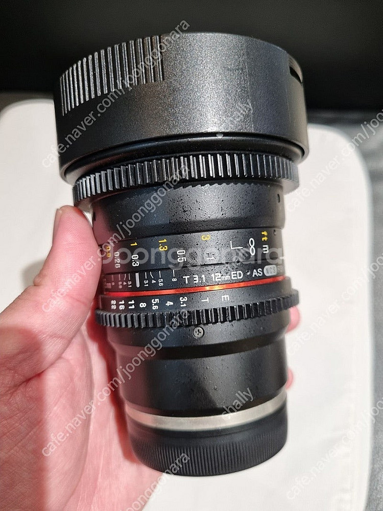 삼양 12mm T3.1 어안렌즈 팝니다 MF (소니FE...--1