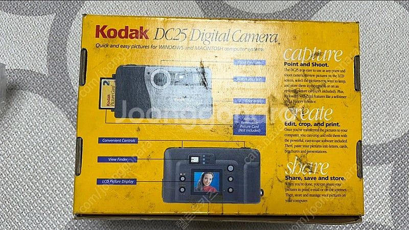 코닥 dc25 초창기 디지털 카메라. 수집용 레트로--2