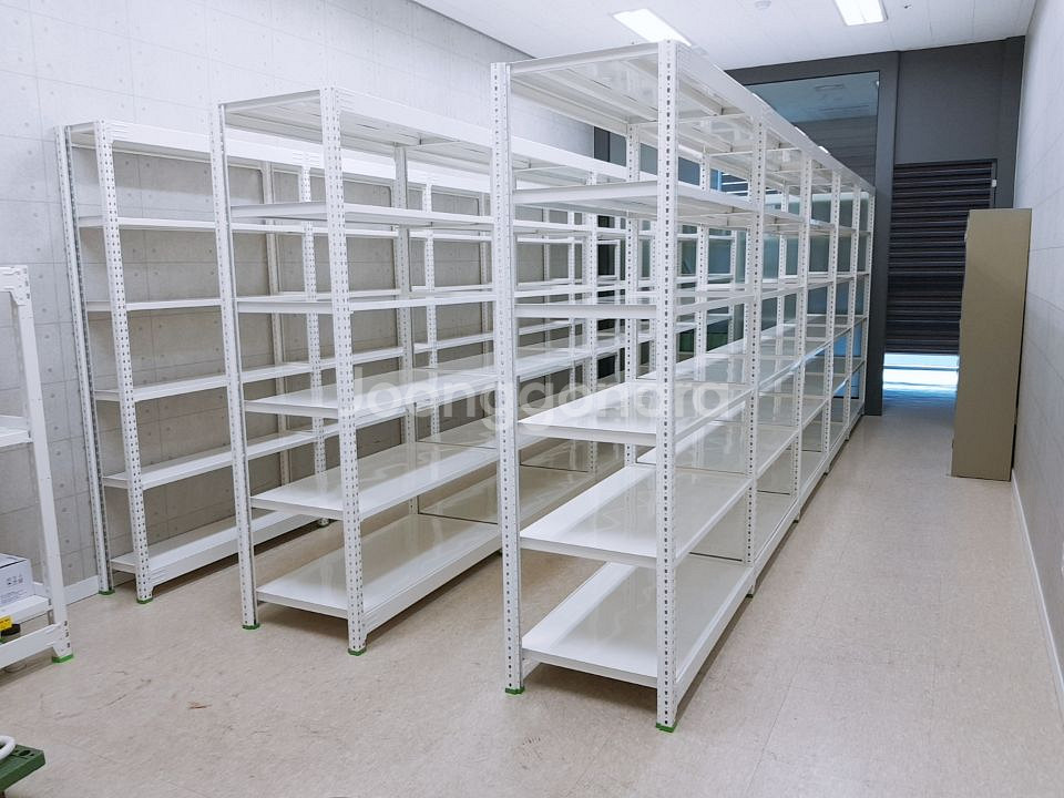 중량랙 철제선반 단당 150~200kg 공장랙 창고랙 진열대 선반랙 무볼트랙--6