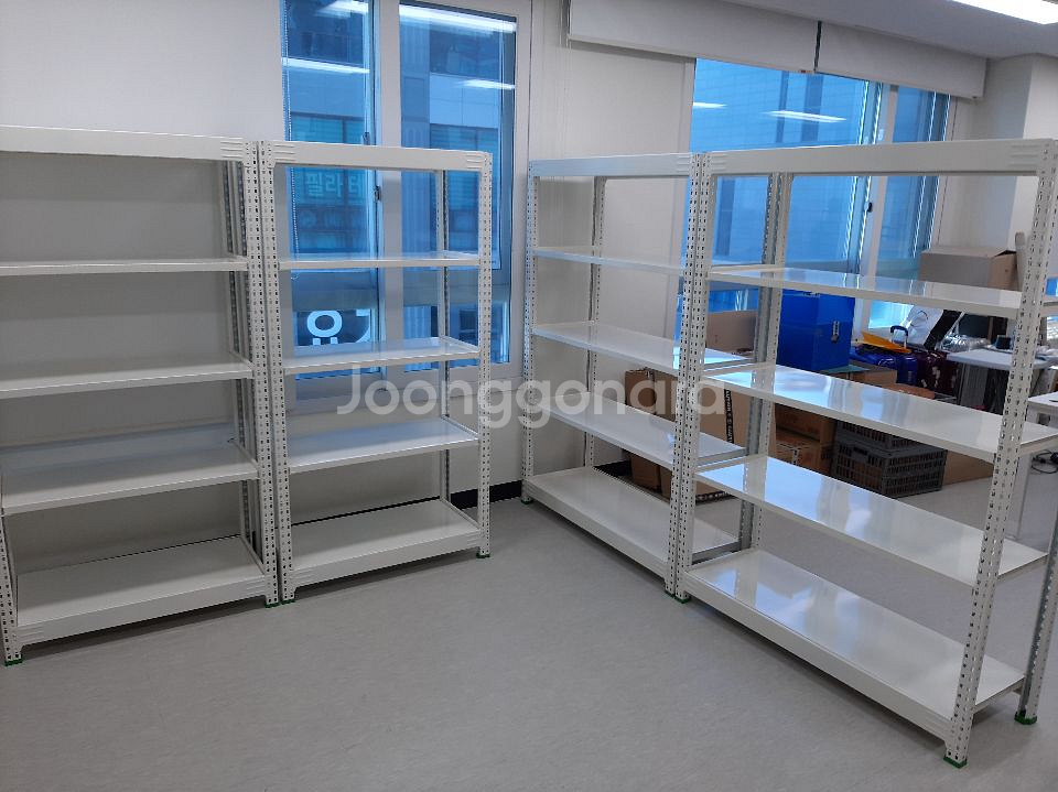 경량랙 철제선반 단당 80~100kg 공장랙 창고랙 진열대 선반랙 무볼트랙--9