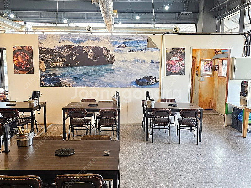 업소용 언더렌지 인덕션 로스타 테이블과 식당의자 맞춤제...--1