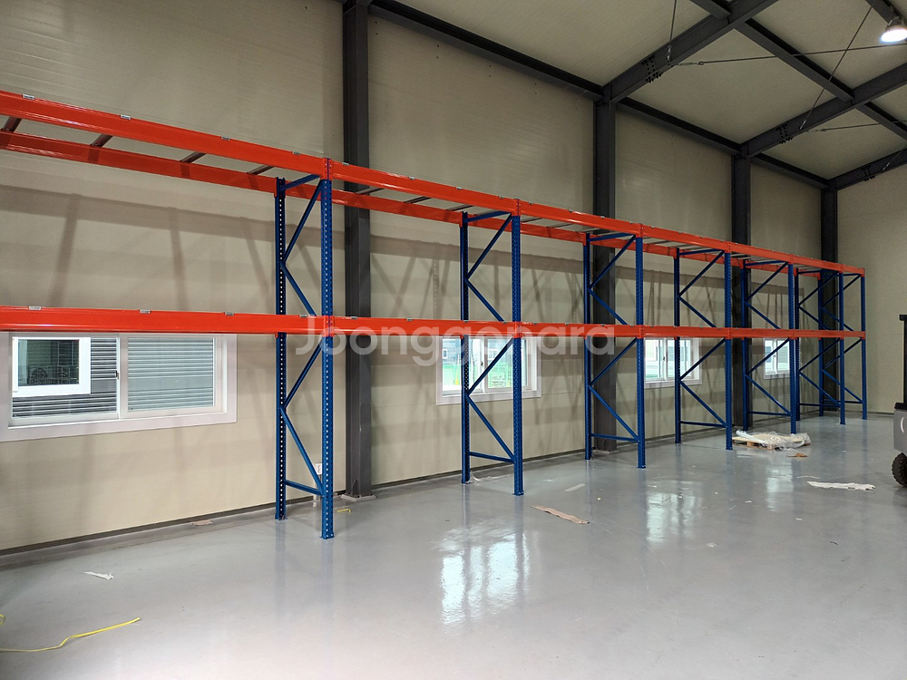 타이빔형 파렛트랙 단당 3톤 이하 공장랙 창고랙 철제선반 진열대 철제선반--7