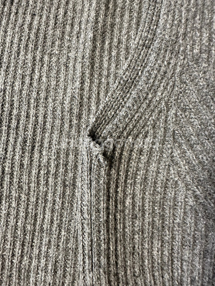 Madewell 터틀넥 니트 조끼 그레이 xs--2