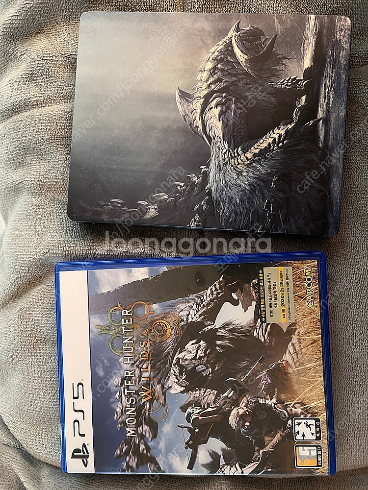 PS5 몬스터헌터 와일즈 코드미사용, 스틸북 포함--0