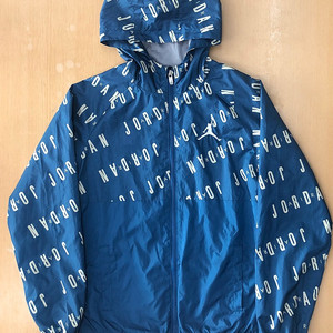 L(12-13y)160사이즈 나이키조던키즈 컬러블럭윈드러너 바람막이 정품 블루