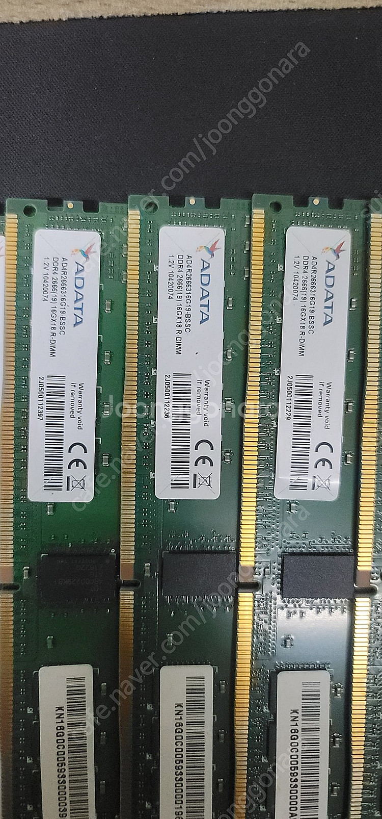 서버용 ddr4 pc4-2666 16기가 메모리 판매합...--0
