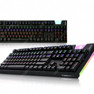 앱코 HACKER K660 ARC 프리미엄 카일 광축 방수 유선 키보드 클릭 레인보우 LED(택포2만원)