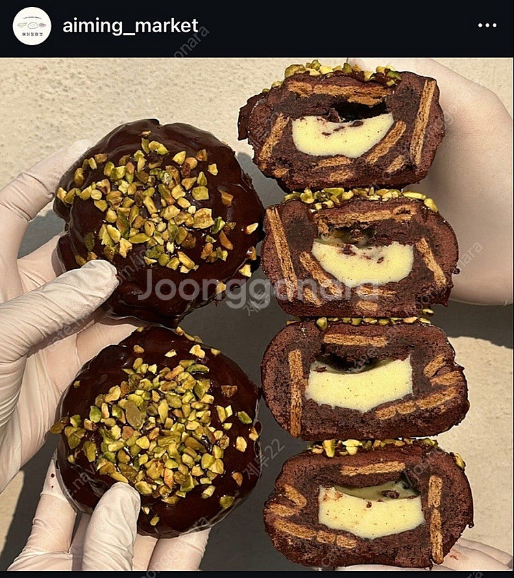 에이밍마켓 딸기맥플러리떠먹산도,얼룩밍브레,레드벨벳빼레로...--3