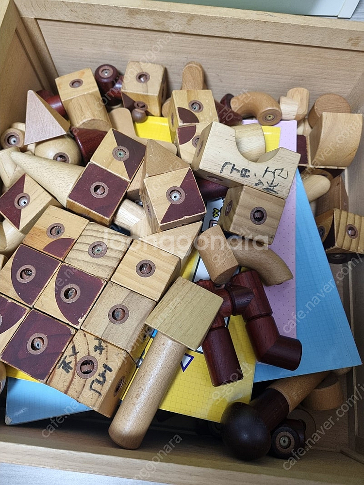 애드토이 원목자석교구 블럭 장난감--0