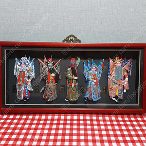 삼국지 경극 입체 액자 / 하회탈 9종 액자