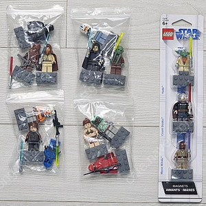 레고 미니피규어 마그넷 세트 스타워즈 시리즈 5종 일괄 판매