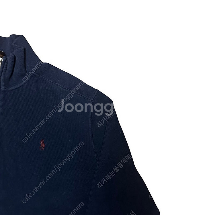 폴로 랄프로렌 스몰 포니로고 네이비니트반집업 L--1