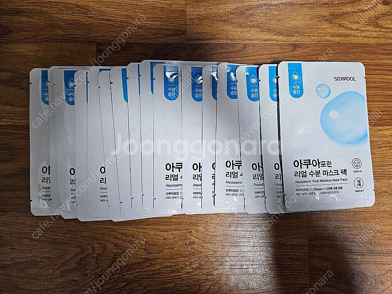 시드물 아쿠아포린 리얼 수분 마스크팩 16장--0