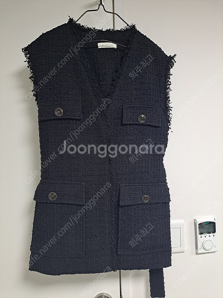 미샤 트위드베스트--0