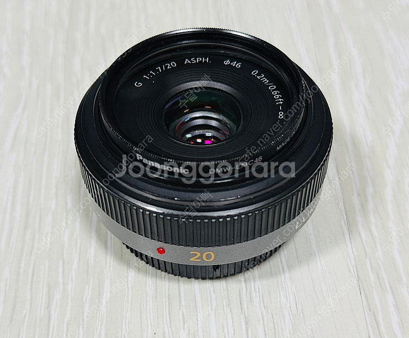 파나소닉 루믹스 마이크로포서드 20mm F1.7 팝니다...--0