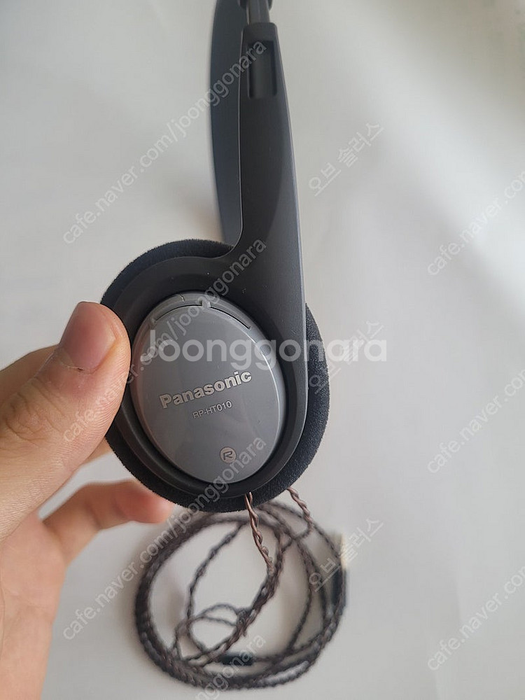 파나소닉 RP-HT010 동선 리와이어링 헤드폰 팝니다--0