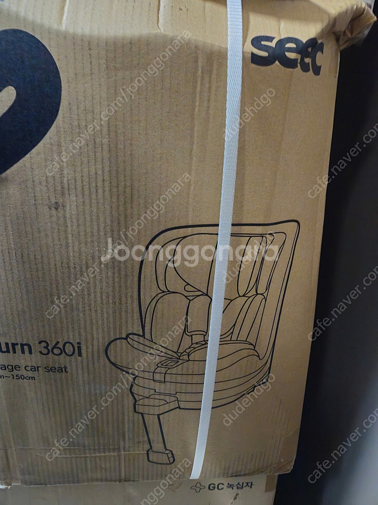 seec 이지턴 360i 카시트 팝니다.--0