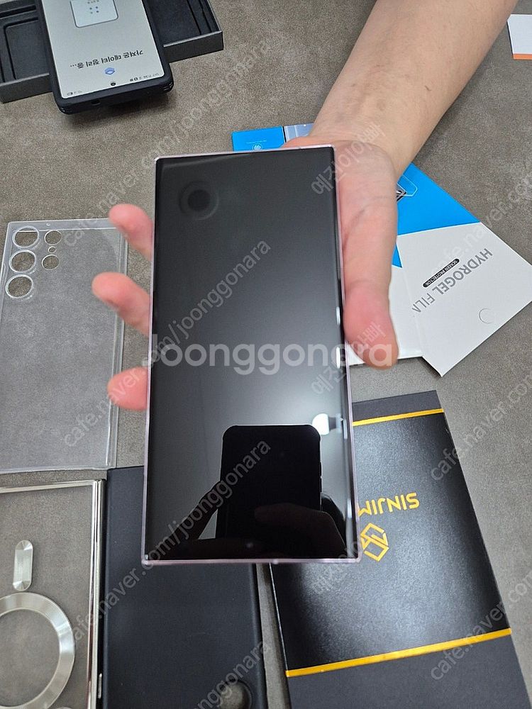 갤럭시 S23울트라 256G 라벤더 팝니다--7