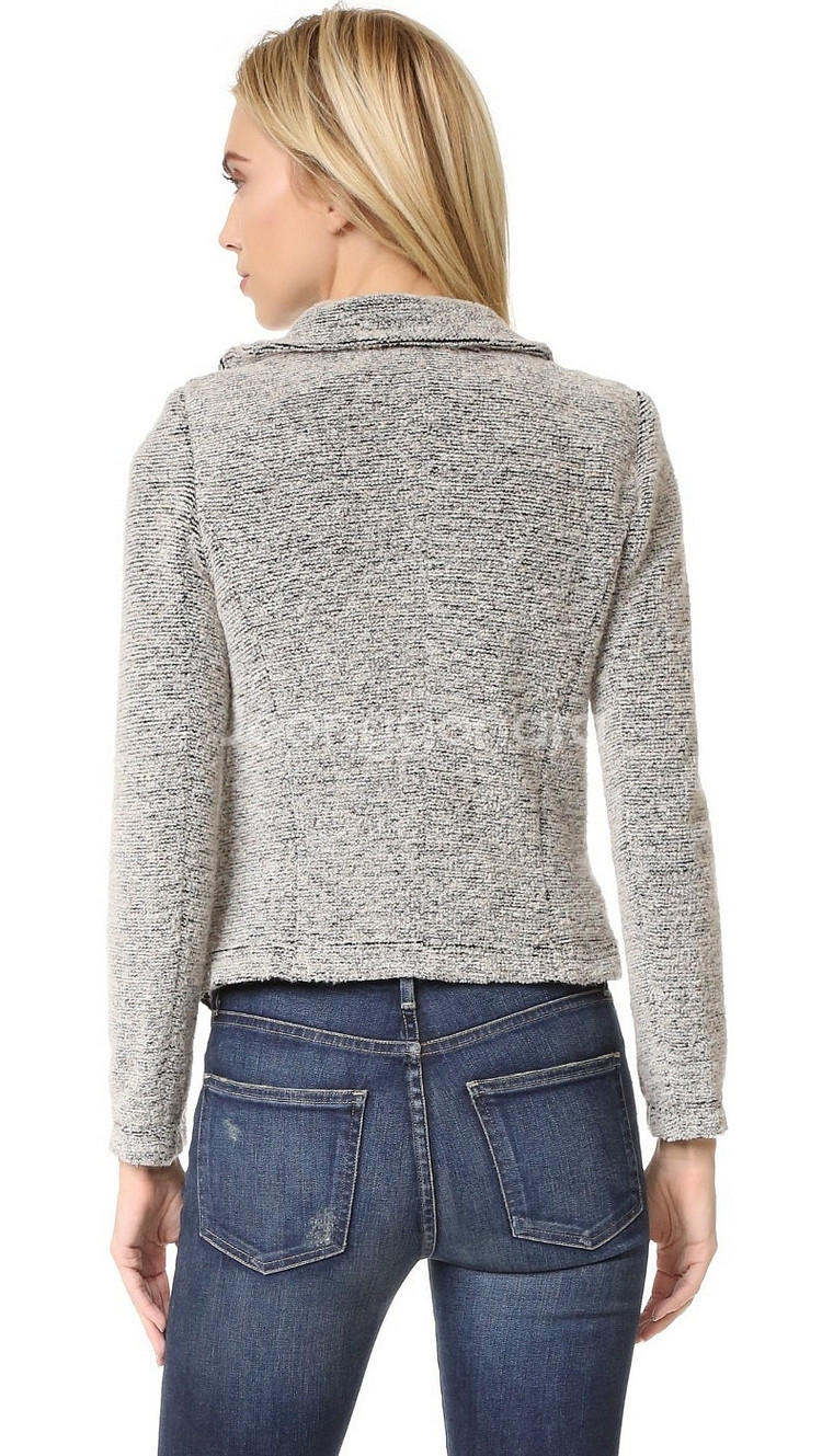 택 있는 새상품) 이로 iro 연그레이 스웨터 자켓--5