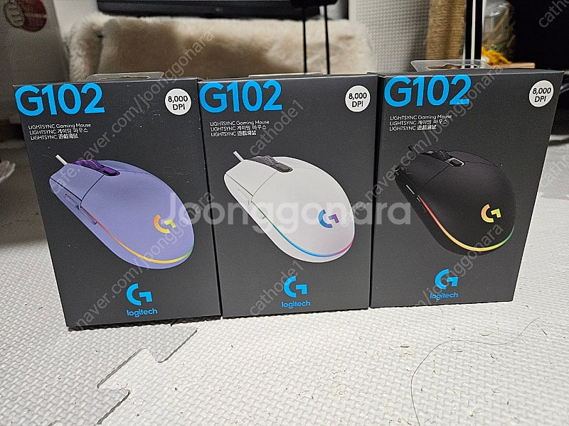 로지텍 G102 미개봉 정품 유선 마우스 팝니다. ﻿(...--0