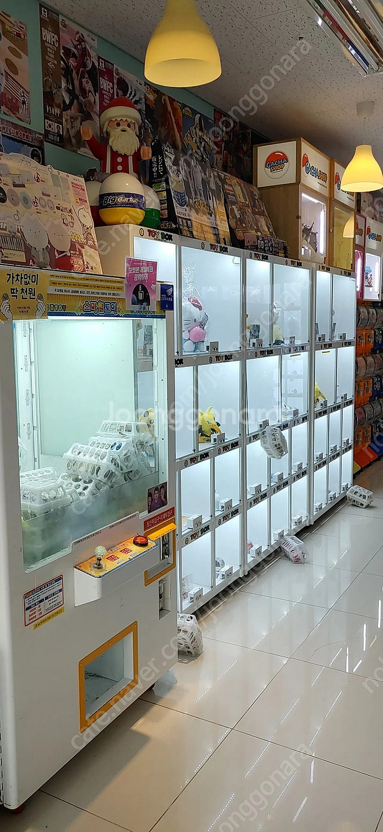 가챠샵 창업 뽑기기기 관물대 진열장--0