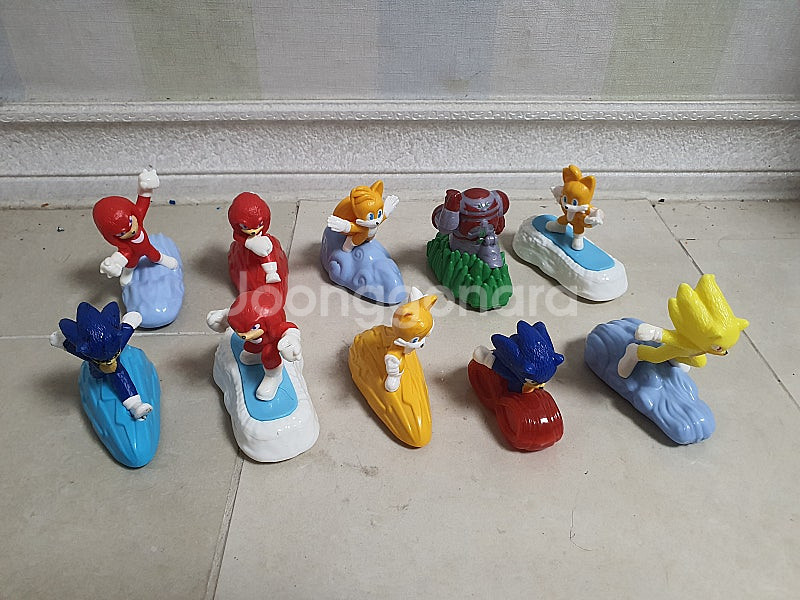 맥도날드 해피밀 슈퍼소닉2 10종 판매합니다.--0