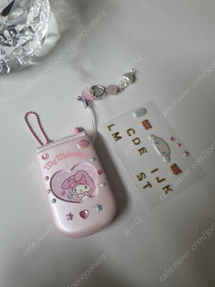 산리오 코갸루 피쳐폰 폴더폰 세트--2