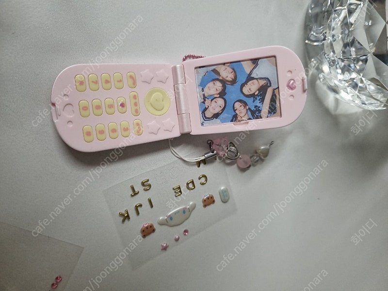 산리오 코갸루 피쳐폰 폴더폰 세트--3