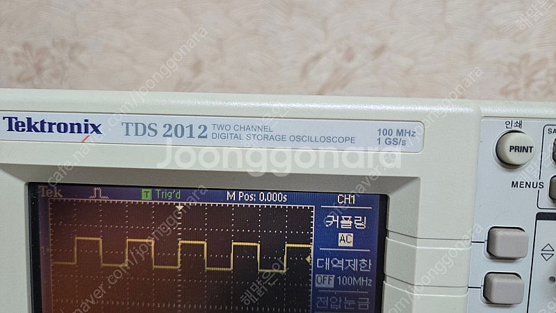Tektronix TDS2012 텍트로닉스 중고오실로스...--3