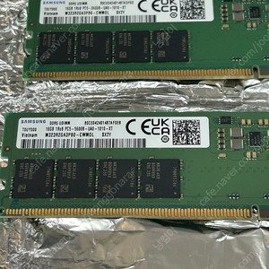 [판매] 메모리 삼성전자 RAM DDR5-5600 16G x2