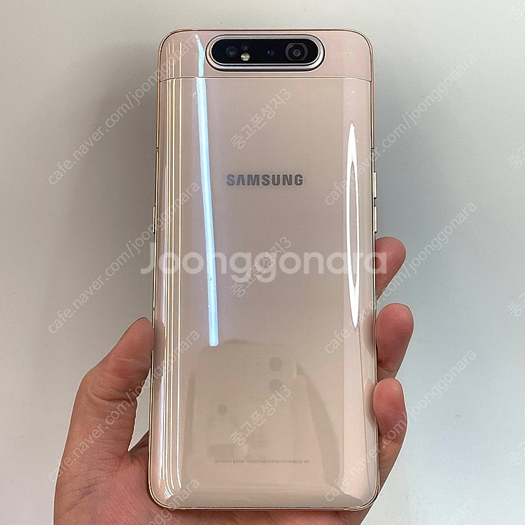 62494 갤럭시A80 (A805) 엔젤골드 128GB...--0