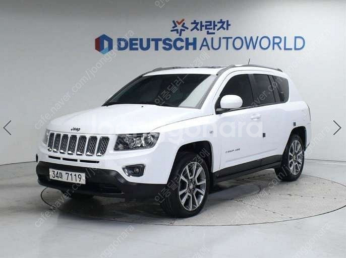 중고차 지프 컴패스 2.4 리미티드 17년형 100,0...--0