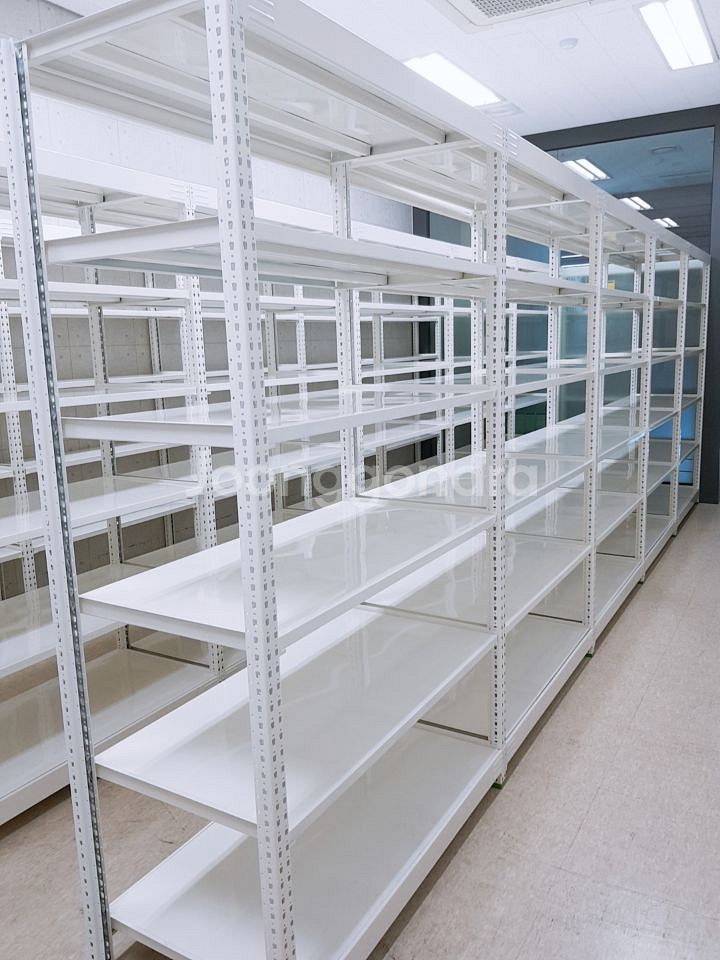 중량랙 철제선반 단당 150~200kg 공장랙 창고랙 진열대 선반랙 무볼트랙--3