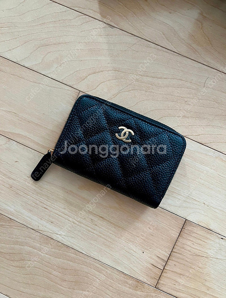 [정가 이하] 샤넬 클래식 지퍼돌이 캐비어 블랙--1