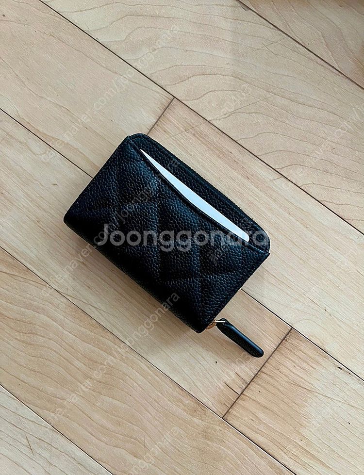 [정가 이하] 샤넬 클래식 지퍼돌이 캐비어 블랙--2