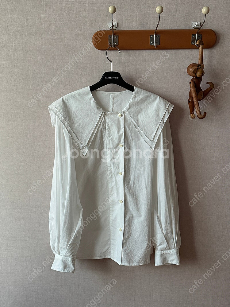 비뮤즈맨션 Double collar blouse--5
