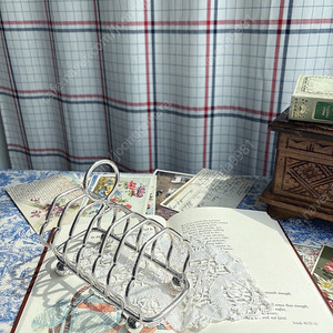 앤틱 실버플레이트 토스트랙