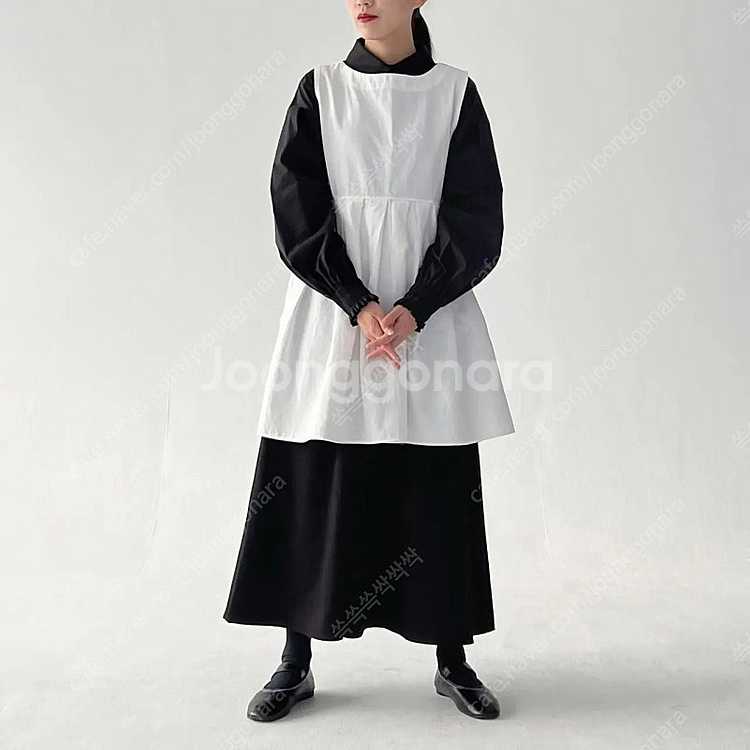 이데알레 사이드 매듭 베스트조끼 원피스 화이트 프리사이...--0