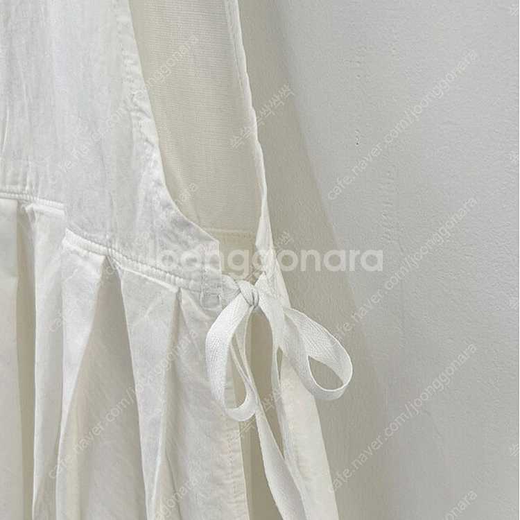 이데알레 사이드 매듭 베스트조끼 원피스 화이트 프리사이...--5