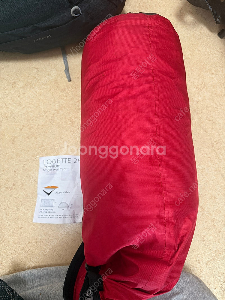 백컨트리 로제떼 2P 빨강 + 백패킹가방 60L+10 ...--0