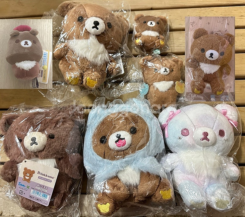 산엑스 리락쿠마, 코리락쿠마, 챠이로이코구마, 키이로이...--4