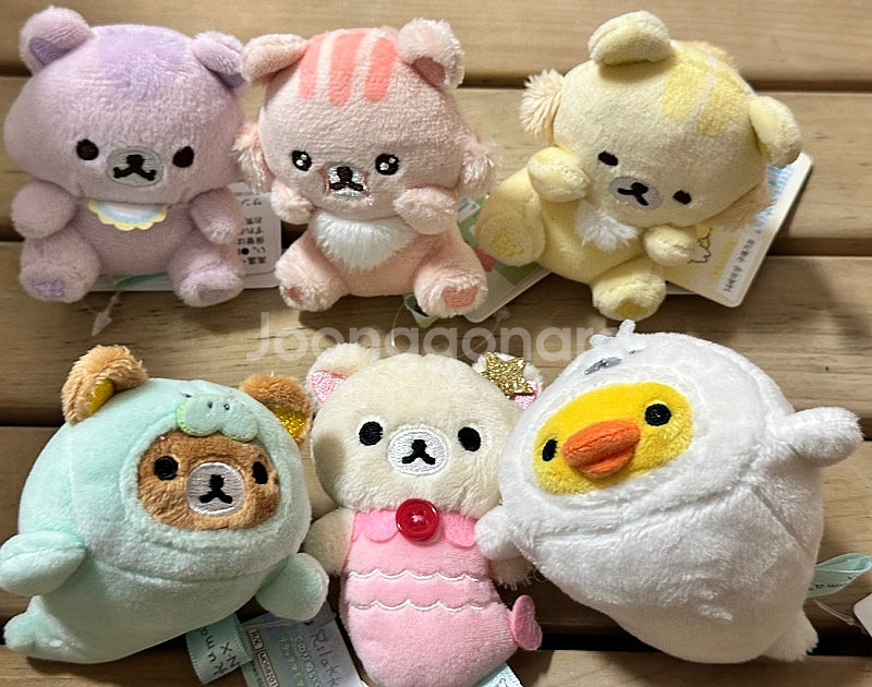 산엑스 리락쿠마, 코리락쿠마, 챠이로이코구마, 키이로이...--8